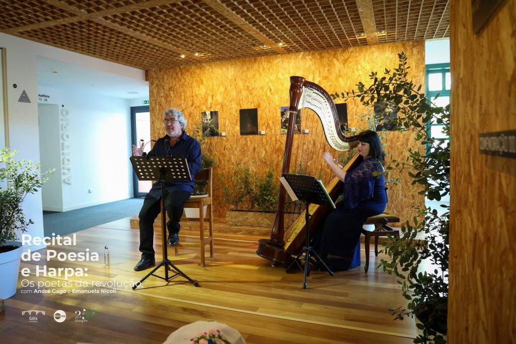 Recital de Poesia e Harpa @CM Gois