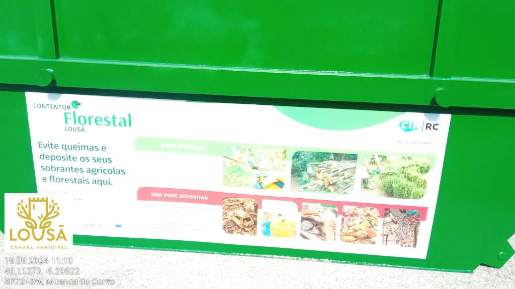 Contentor florestal @CM Lousã