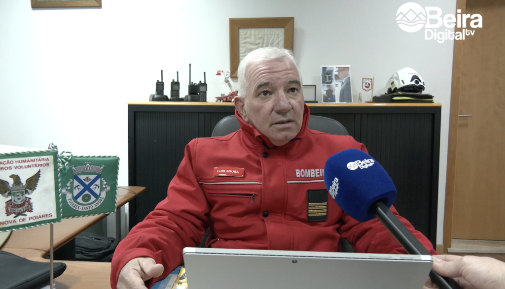 Luís Sousa, Comandante do Bombeiros Voluntários de Vila Nova de Poiares