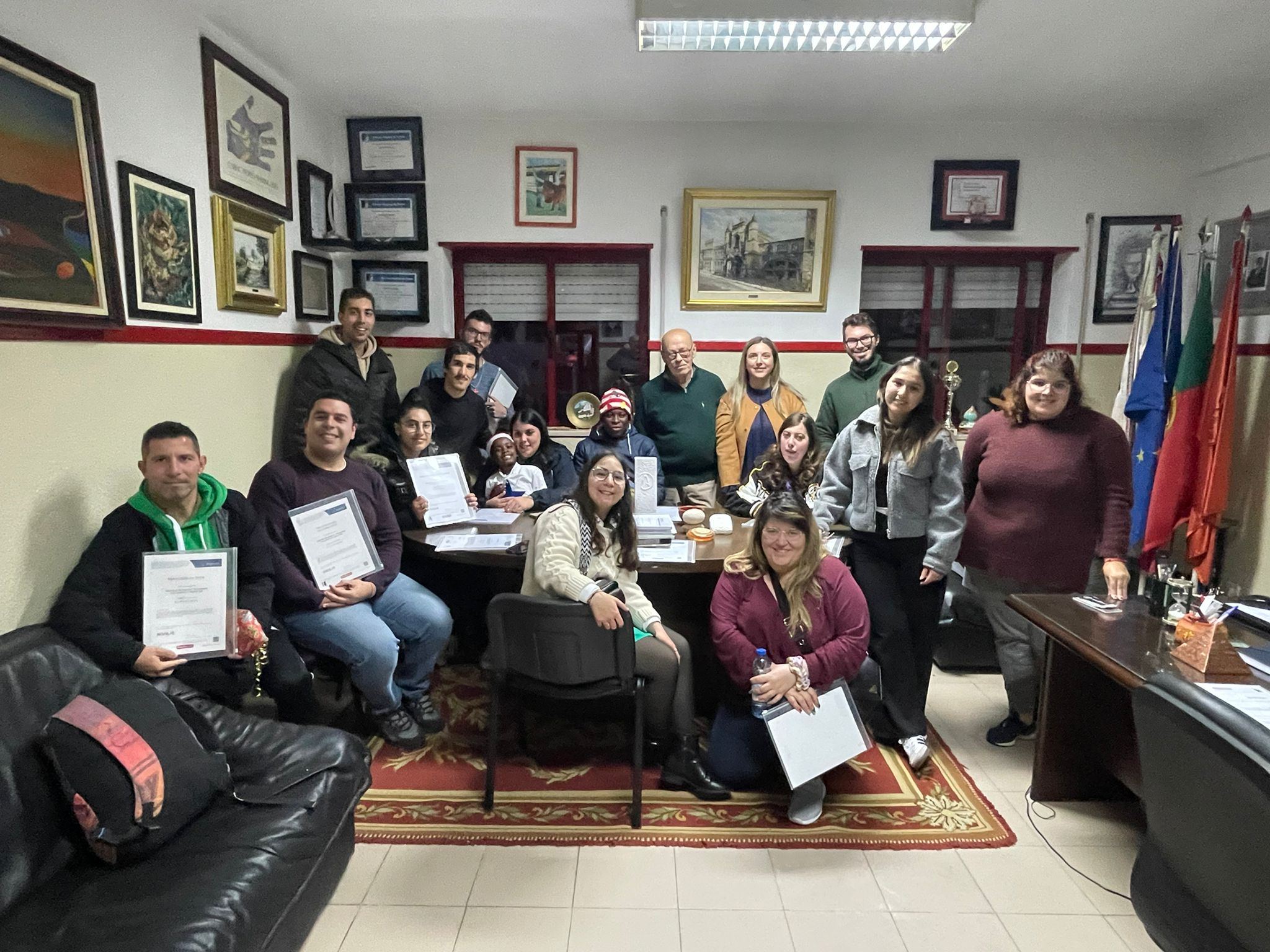 Dia Mundial da Solidariedade celebrado com a entrega de Diplomas de Participação aos Jovens e Colaboradores participantes no Projeto Europeu MYSTIC (2)