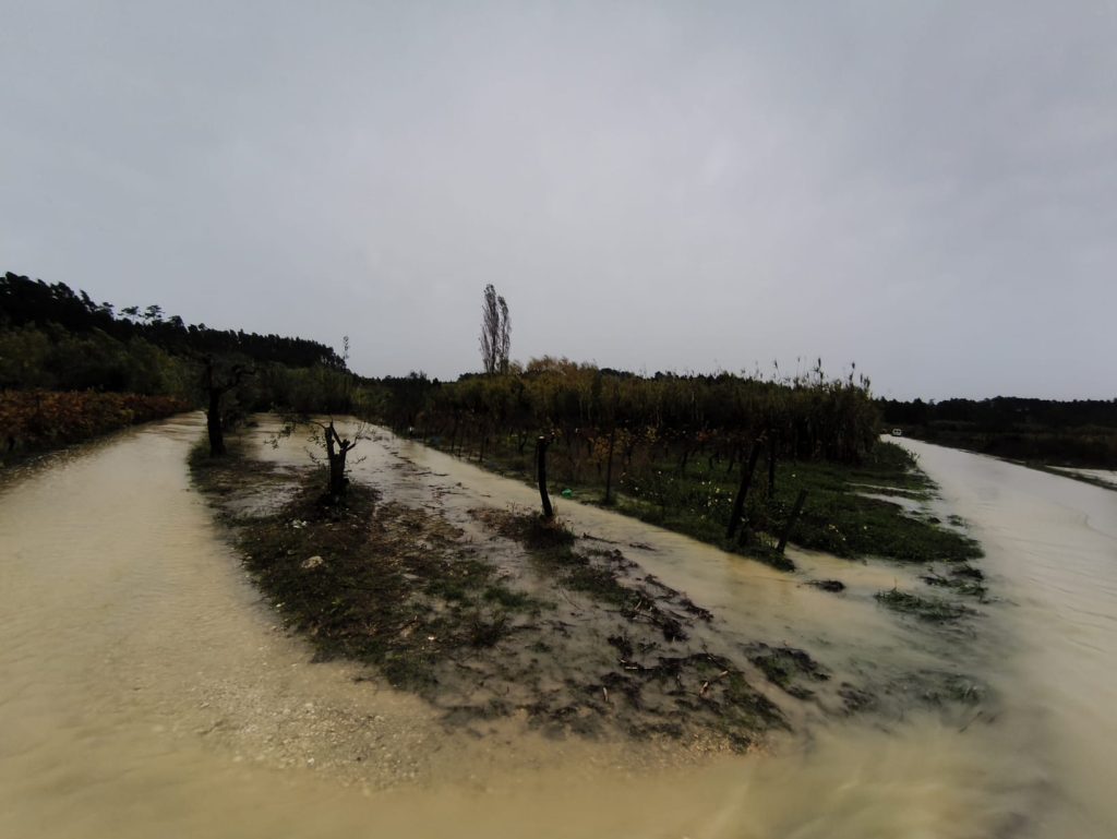 Ligação entre Murtede e Silvã fica submersa