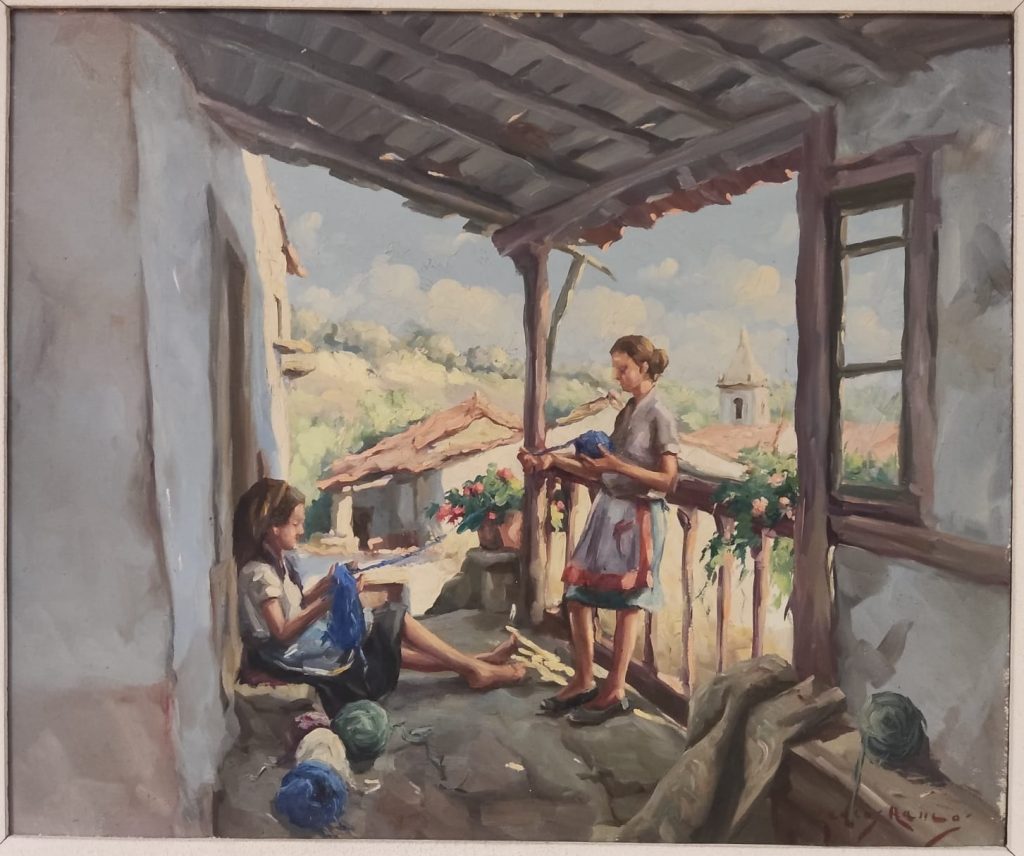 Sala de Pintura do Museu Municipal Prof. Álvaro Viana de Lemos com exposição renovada. @CM_Lousã