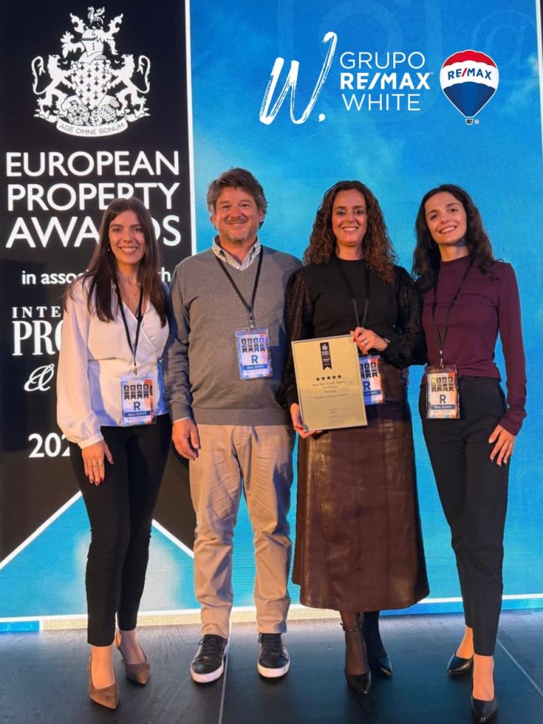 A RE/MAX White distingue-se em Londres com prémio de 5 estrelas no setor imobiliário entre as melhores agências da Europa @zipdesign