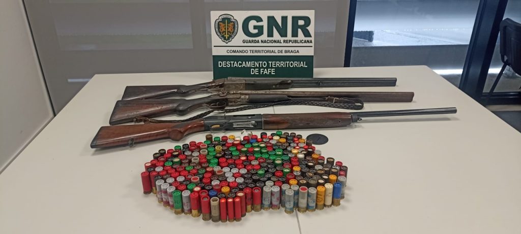 Celorico de Basto – Apreensão de armas em situação ilegal @GNR