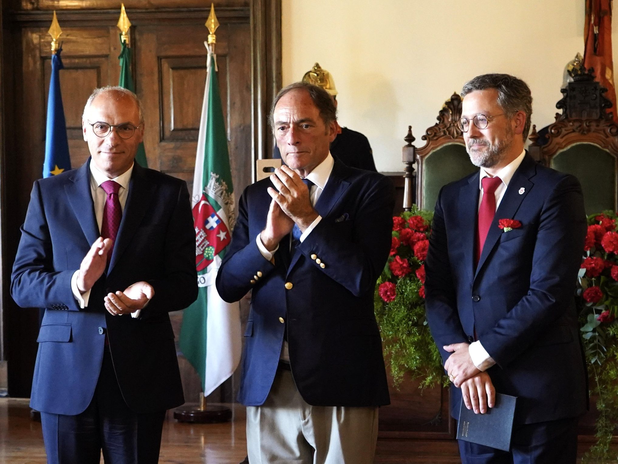 Paulo Portas defende necessidade de compromissos políticos nas comemorações do 25 de abril em Lamego @CM Lamego