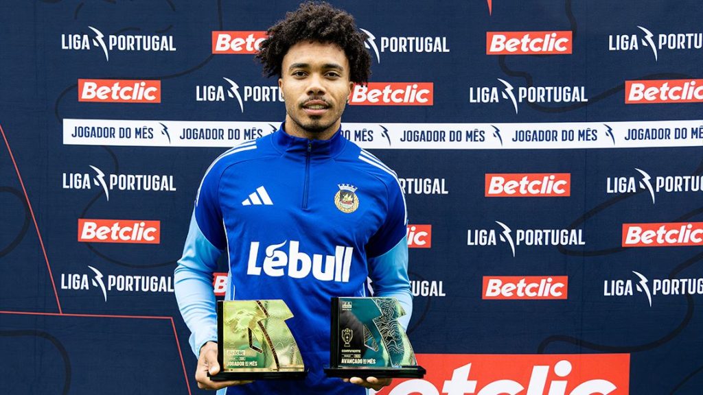Jalen Blesa recebeu as distinções de Jogador do Mês e Continente Avançado do mês de março da Liga Portugal Betclic @Liga Portugal