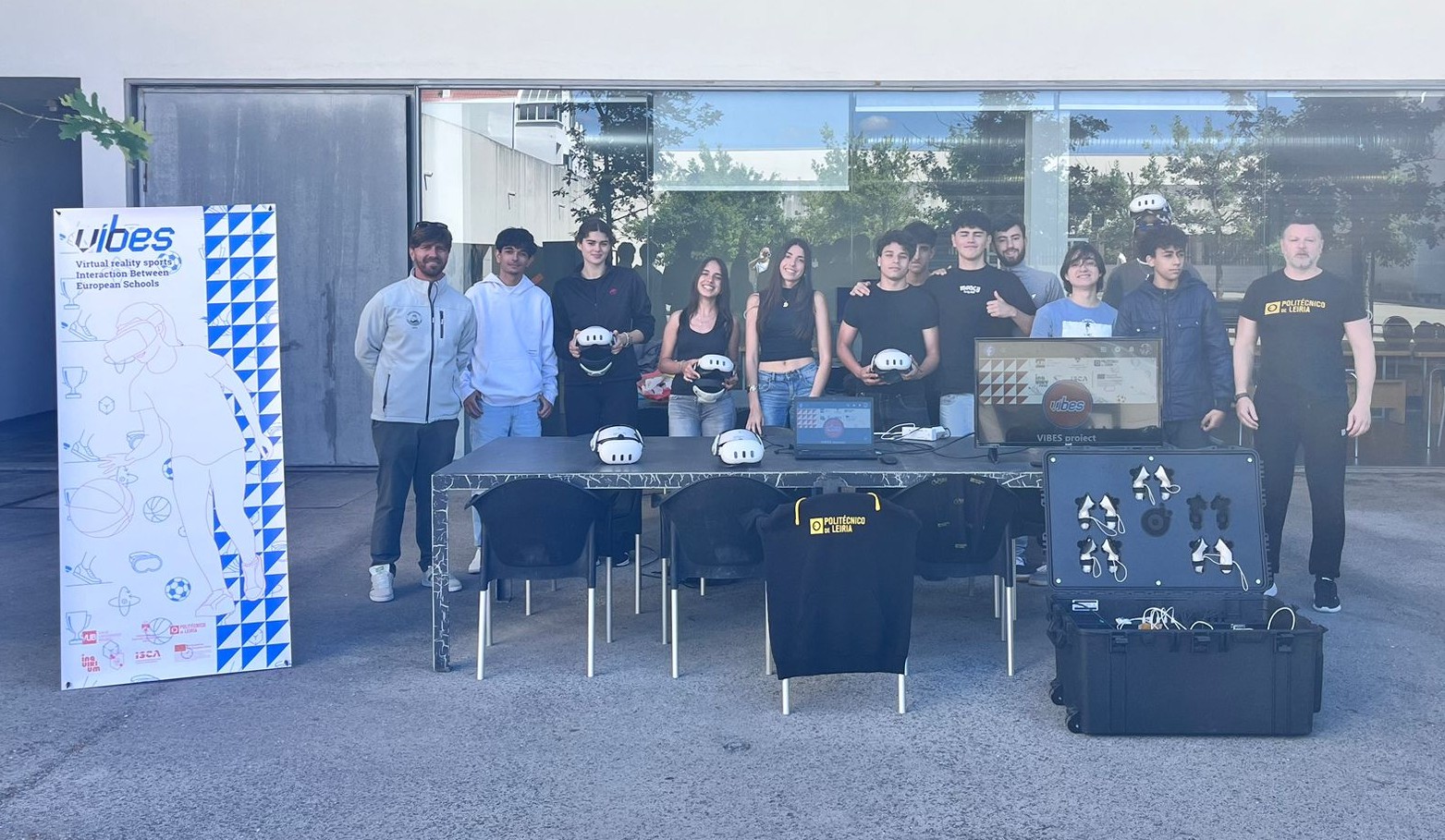 Politécnico de Leiria promove final europeia de desporto em realidade virtual com alunos do ensino secundário de quatro países @IPL