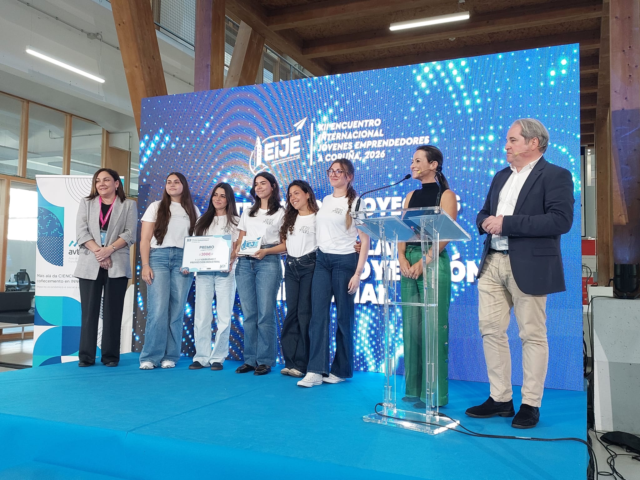 ESTGV/IPV distinguida com dois prémios no Encontro Internacional de Jovens Empreendedores na Corunha @IPV