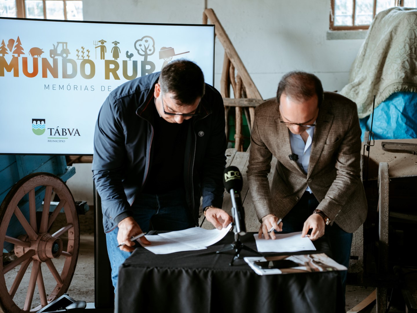 Tábua assina protocolo para iniciar obra de alteração e ampliação do futuro Centro de Interpretação do Mundo Rural @CM Tábua