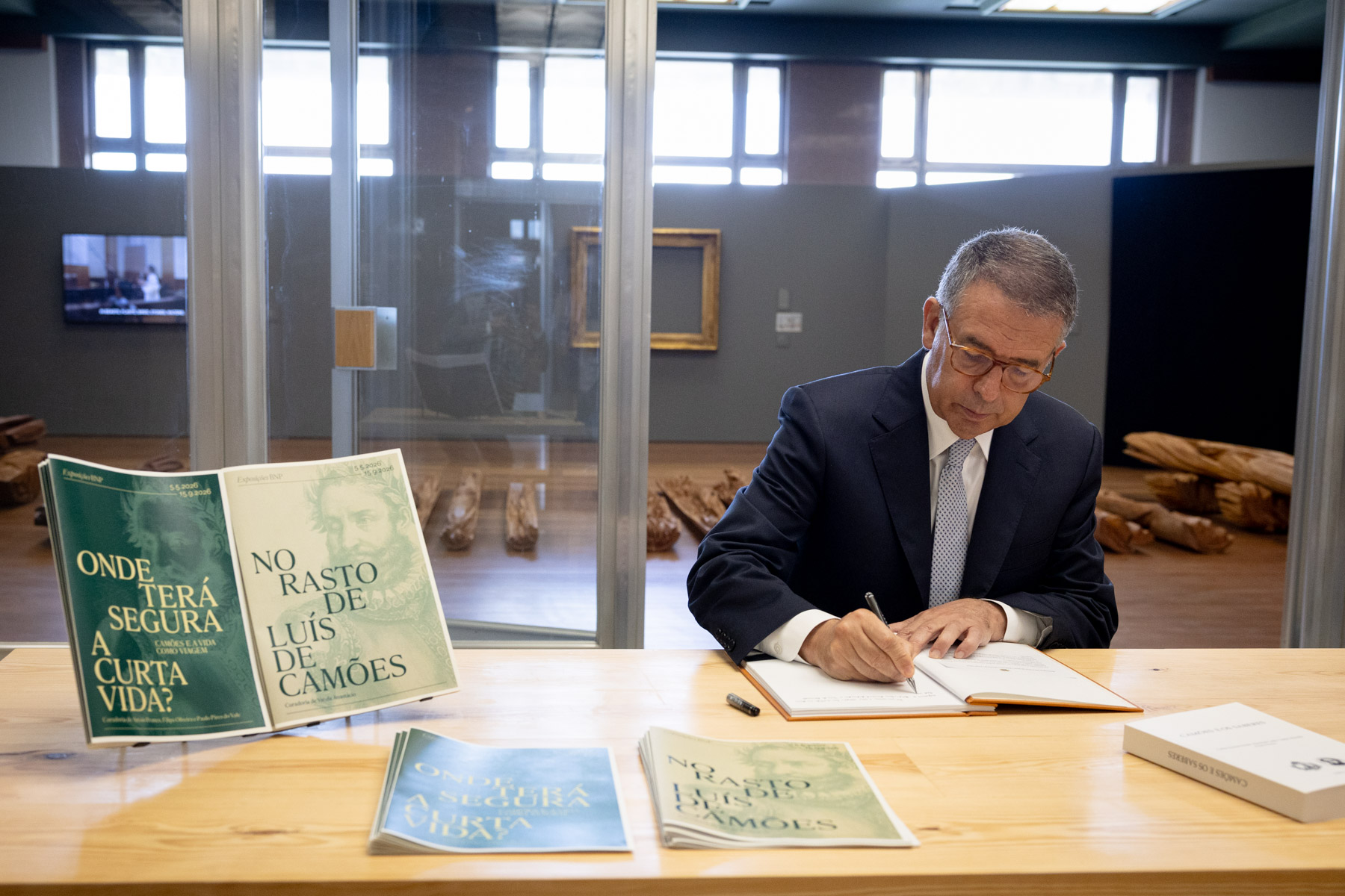 Presidente da República visita duas exposições dedicadas a Luís de Camões na Biblioteca Nacional @Presidência da República