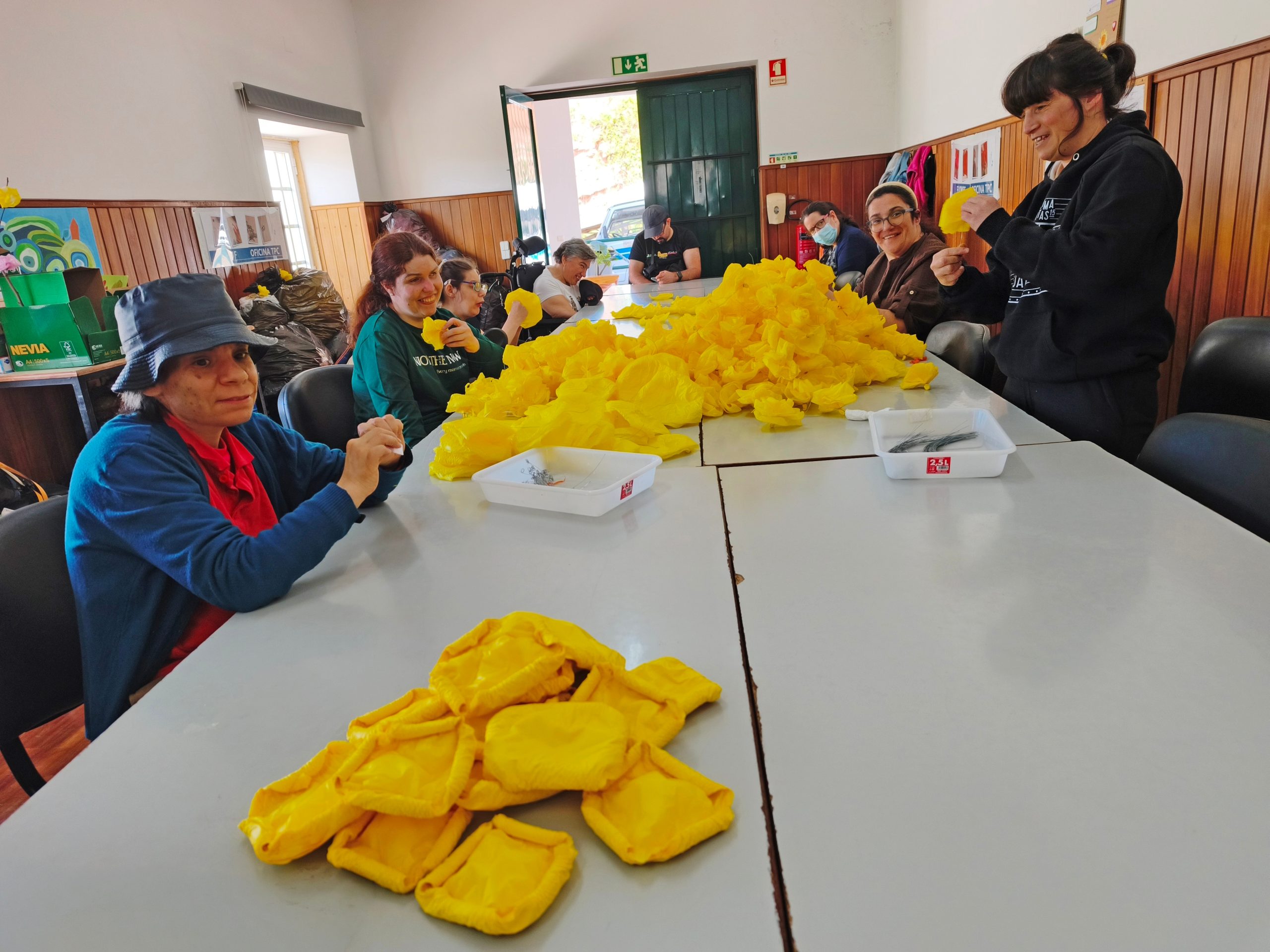 Cortejo da Queima das Fitas de Coimbra vai ter 45 mil flores feitas na APCC @APCC