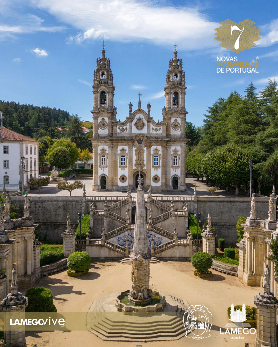 Santuário dos Remédios candidato às Novas 7 Maravilhas de Portugal @CM Lamego