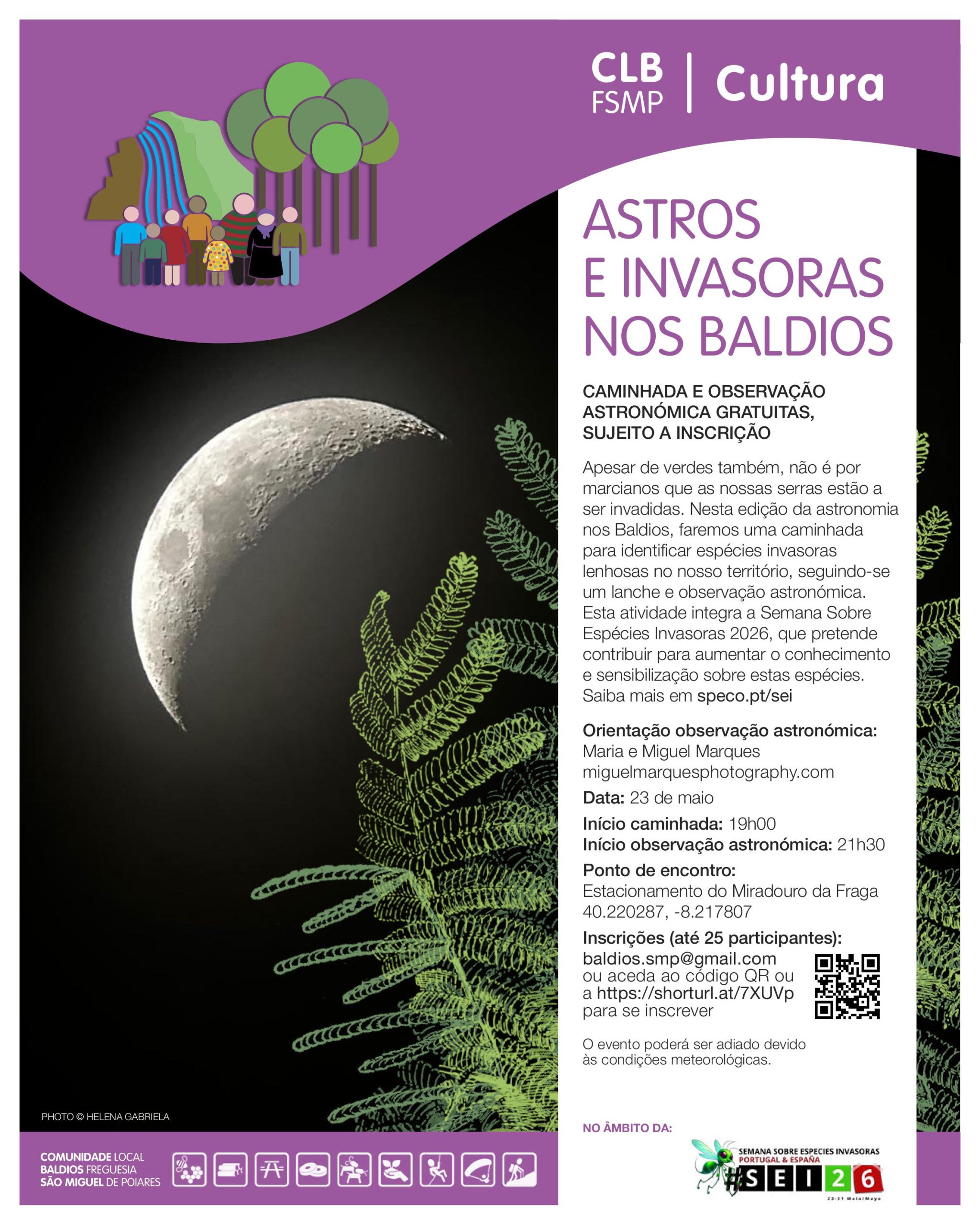 Observação astronómica em terras comunitárias de São Miguel de Poiares @São Miguel de Poiares