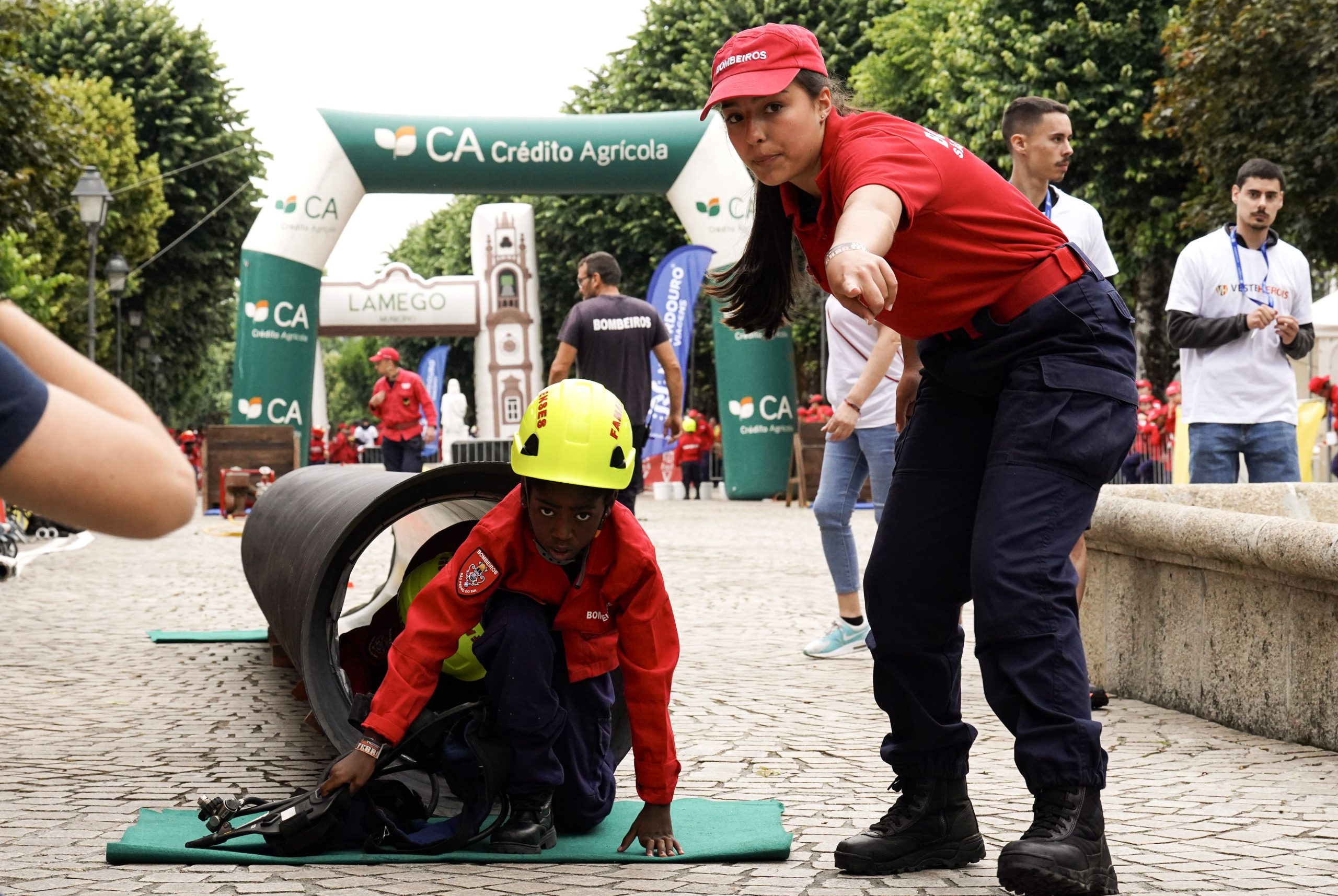 Mais de 1000 infantes e cadetes participam no Bombeirinho de Ferro em Lamego @CM Lamego