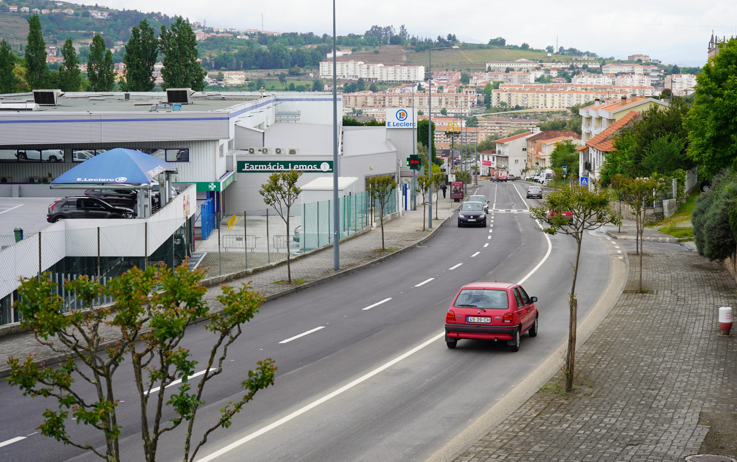Lamego conclui pavimentação da principal entrada da cidade @CM Lamego
