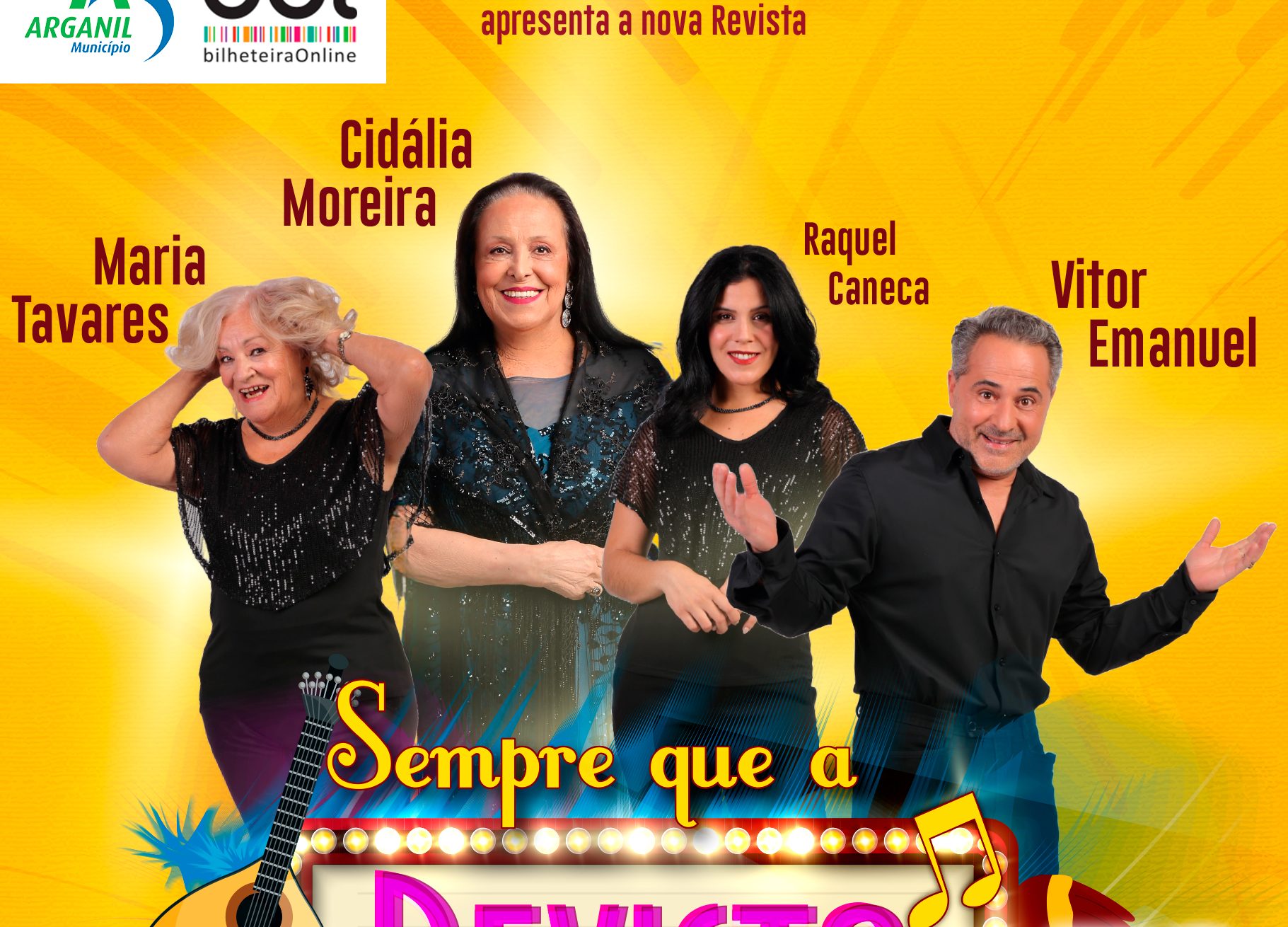 “Sempre que a Revista Canta”: uma celebração do humor e da música portuguesa com Cidália Moreira na Cerâmica Arganilense @CM Arganil