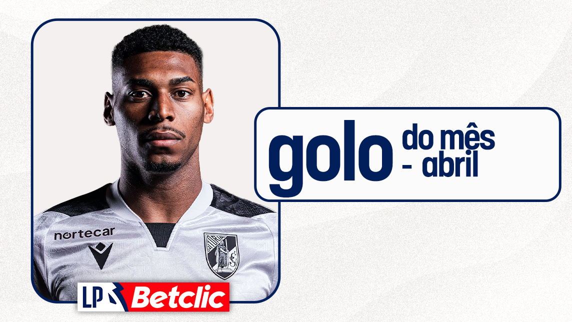 Gustavo Silva autor do Golo do Mês de abril da Liga Portugal Betclic @Liga Portugal