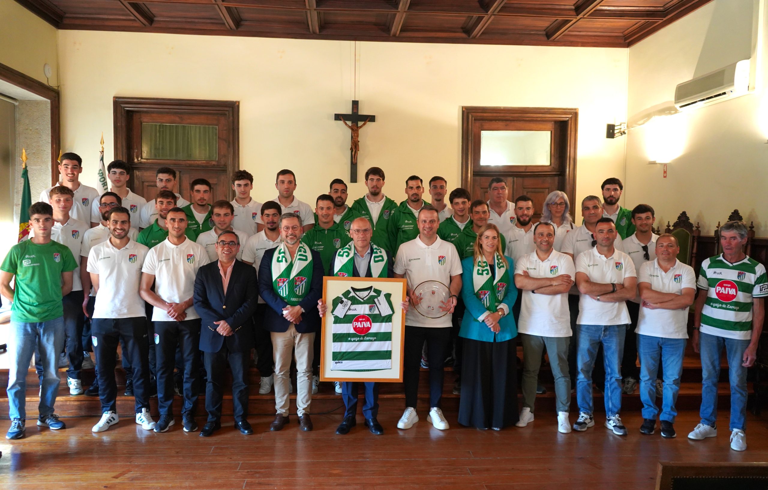 Sporting Clube de Lamego recebido em festa na Câmara Municipal @CM Lamego