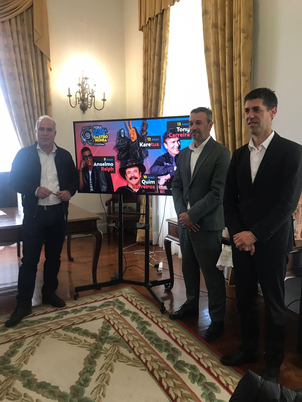 Feira de Artesanato e Gastronomia da Mealhada confirma artistas como Anselmo Ralph, Quim Barreiros e Tony Carreira @Beira Digital TV