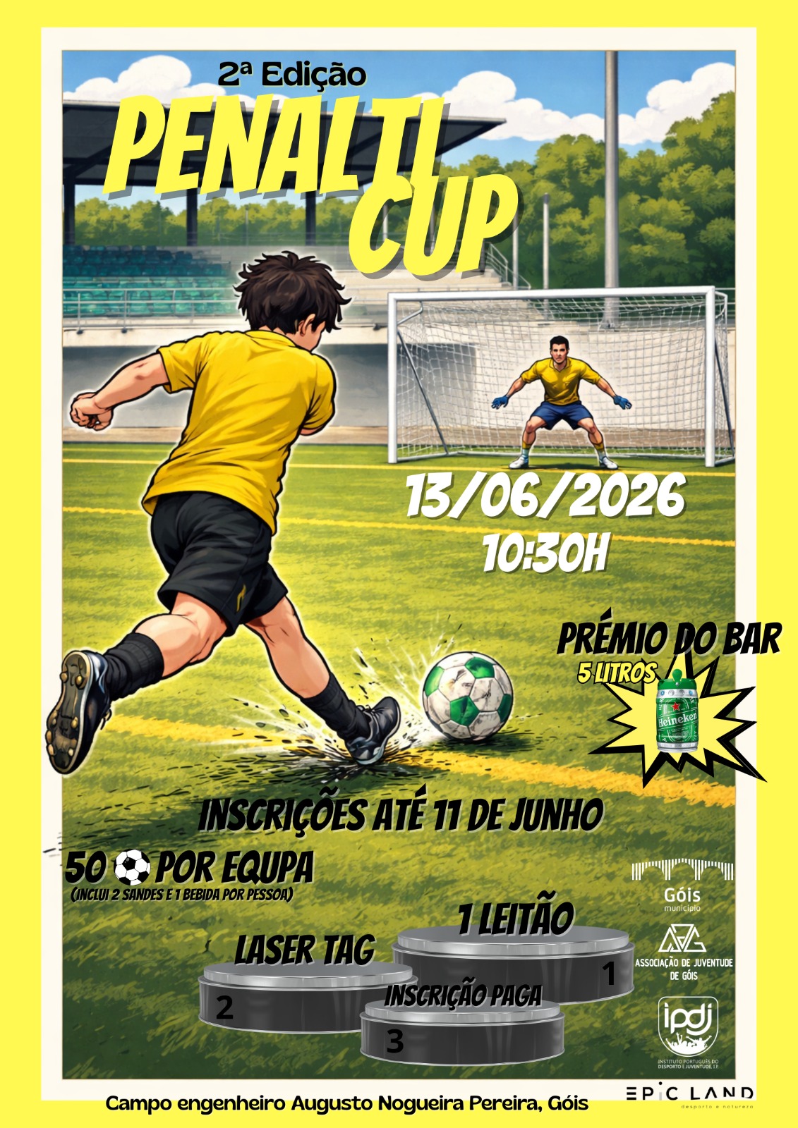 Associação de Juventude de Góis organiza 2ª edição do Penálti Cup @Associação de Juventude de Góis