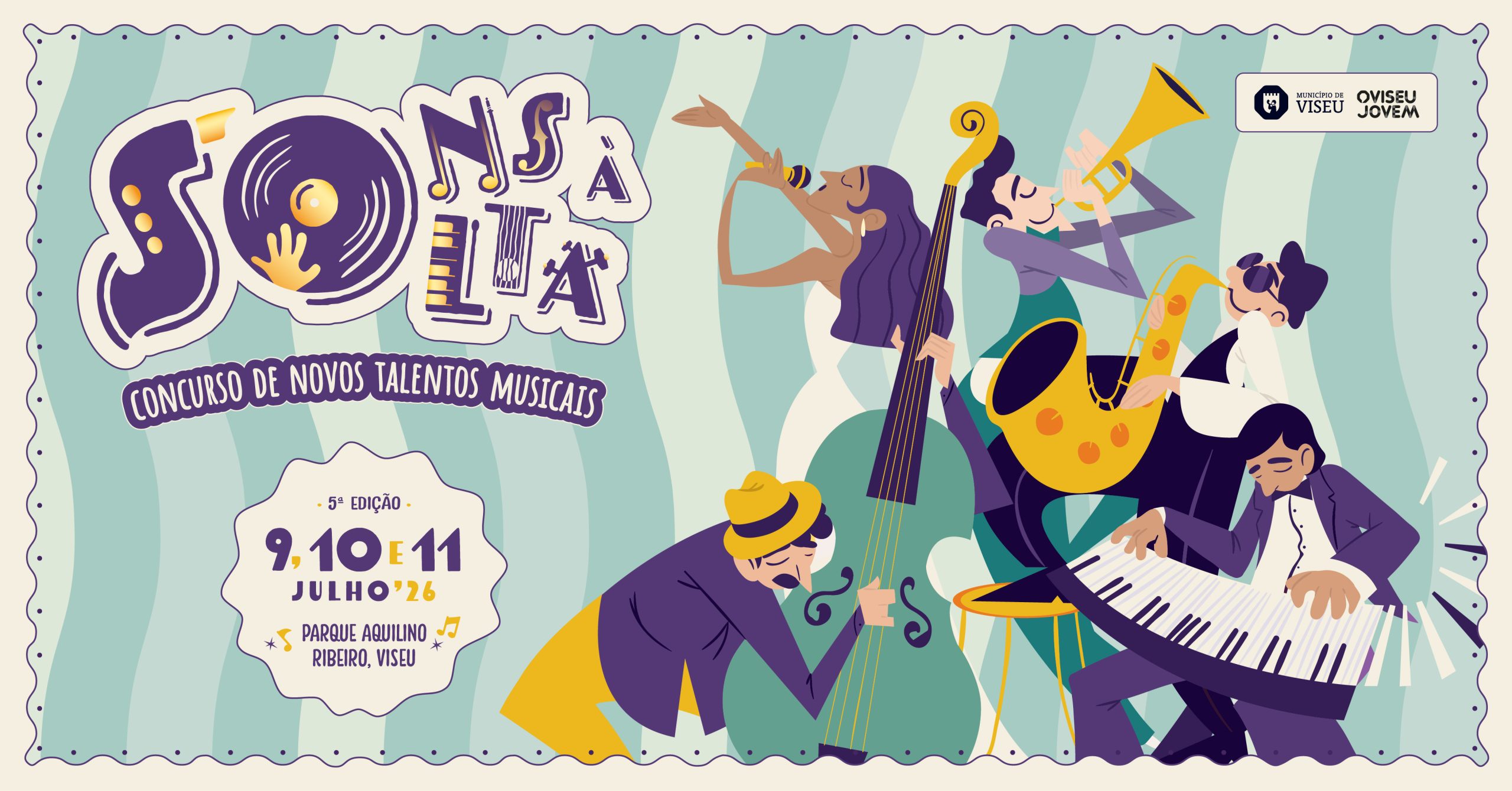 5ª edição do Sons à Solta regressa em julho para descobrir mais talentos musicais viseenses @CM Viseu