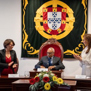 Presidente de Cabo Verde recebido nos Paços do Concelho em Tondela @CM Tondela